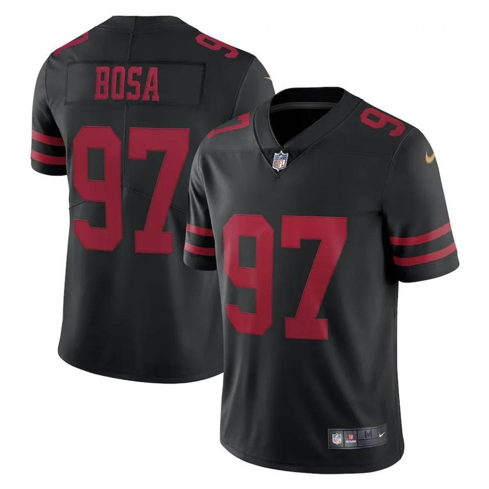 Nick Bosa San Francisco 49ers Nike Vapor Limited Jersey - Black-GridironStore